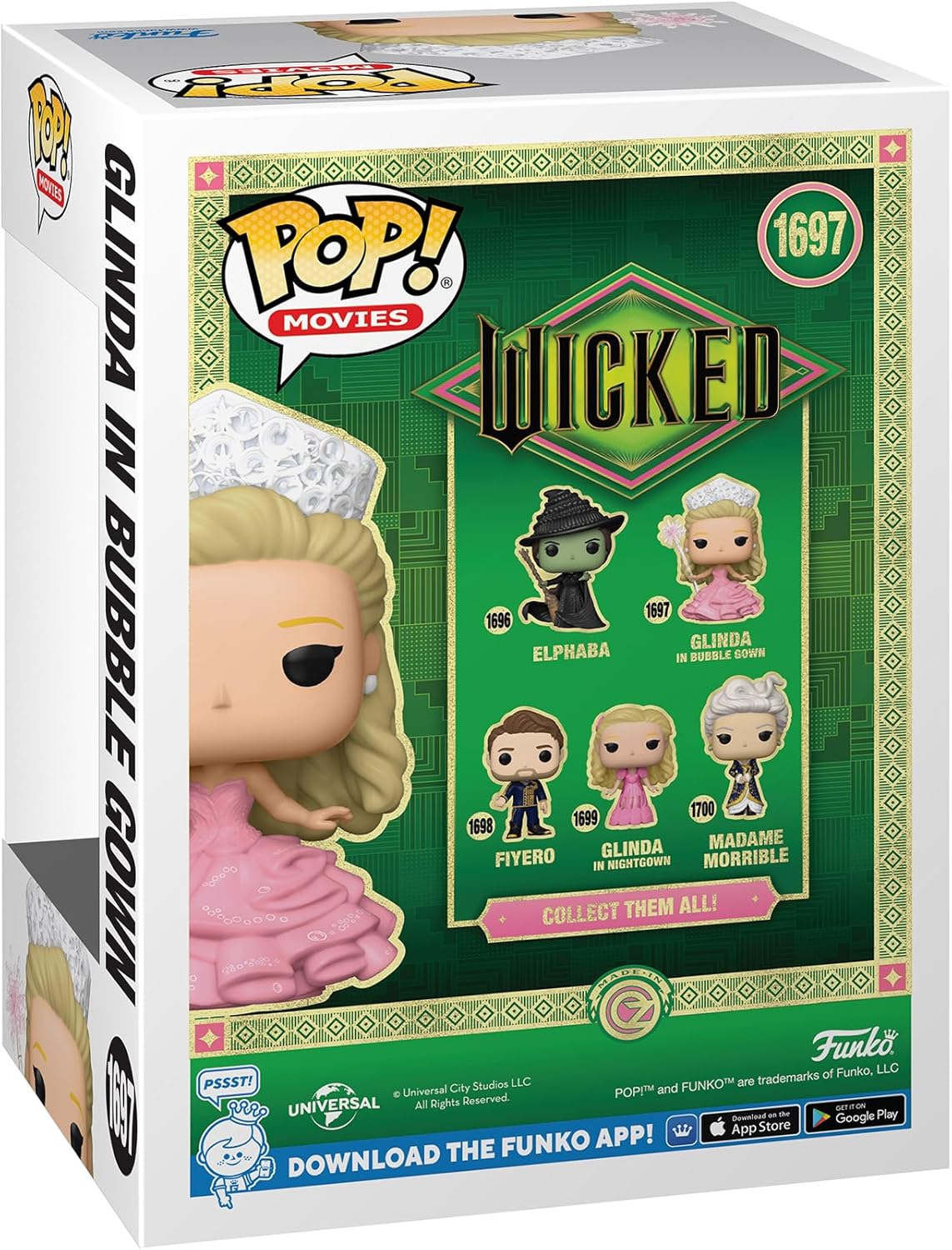 Funko Pop! Movies: Wicked - Glinda in Bubble Gown