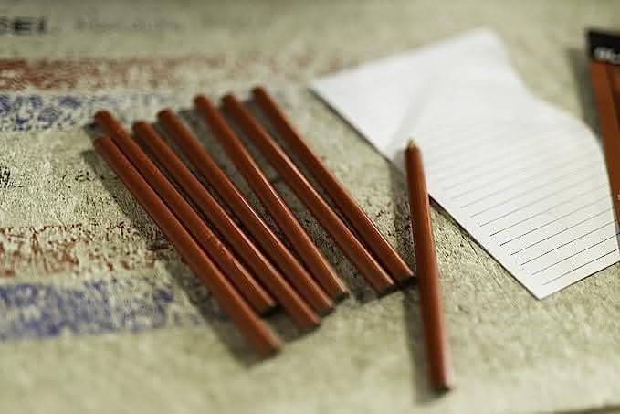 Wooden Carpenters Pencils - Octagonal Woodwork Marking Drawing