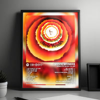 Stevie Wonder "Songs in the Key of Life  " Album Cover Poster - with Complete Tracklist