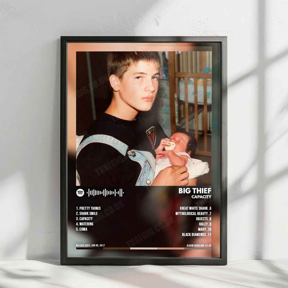 Big Thief "Capacity" Album Cover Poster - with Complete Tracklist