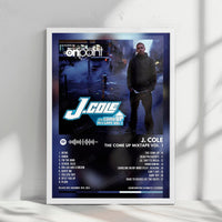 J. Cole "The Come Up Mixtape Vol. 1" Album Cover Poster - with Complete Tracklist