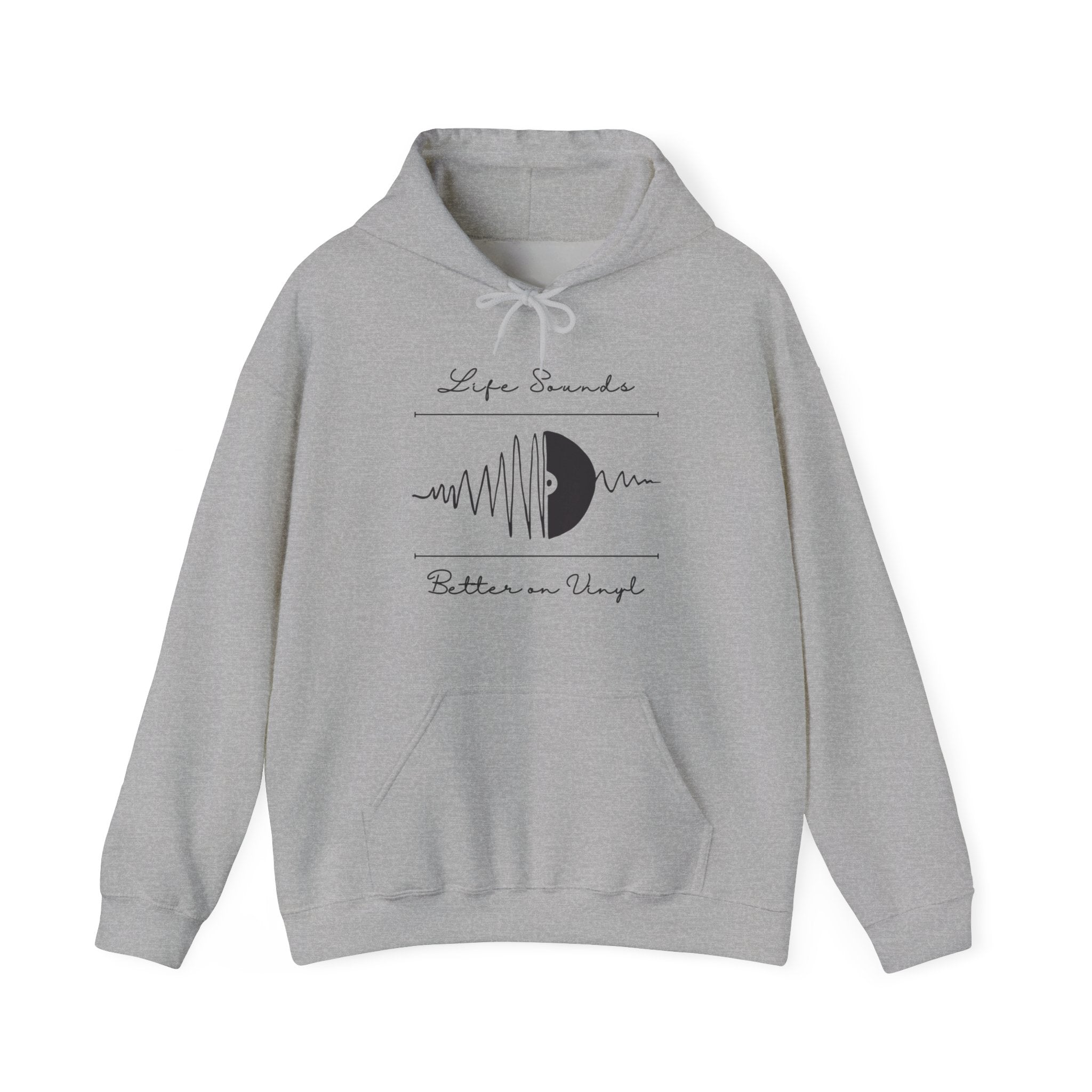 'Life Sounds Better on Vinyl' Men's Hoodie