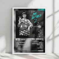 Mac DeMarco "2" Album Cover Poster - with Complete Tracklist