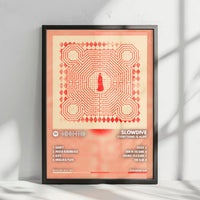 Slowdive "Everything Is Alive" Album Cover Poster - with Complete Tracklist