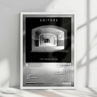 Editors "The Back Room" Album Cover Poster - with Complete Tracklist