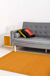 Maestro Solid Ochre Indoor Rug - Stylish & Durable Solution for Every Home