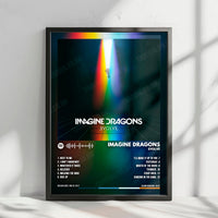 Imagine Dragons "Evolve  " Album Cover Poster - with Complete Tracklist