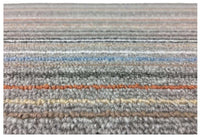 Stockholm Grey/Clay Washable Mat for Stylish Home Safety