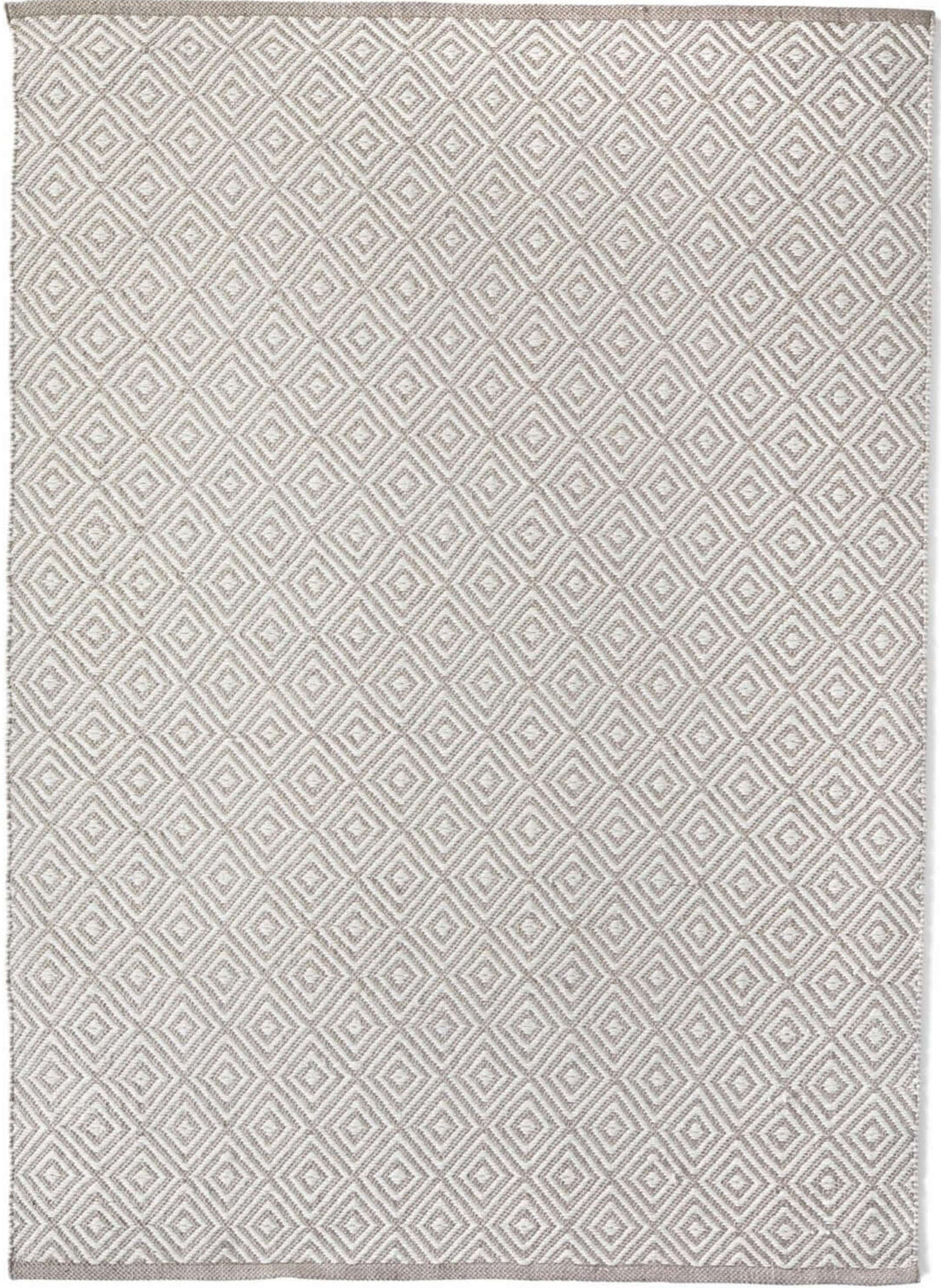 Diamond Natural Hand-woven Rug