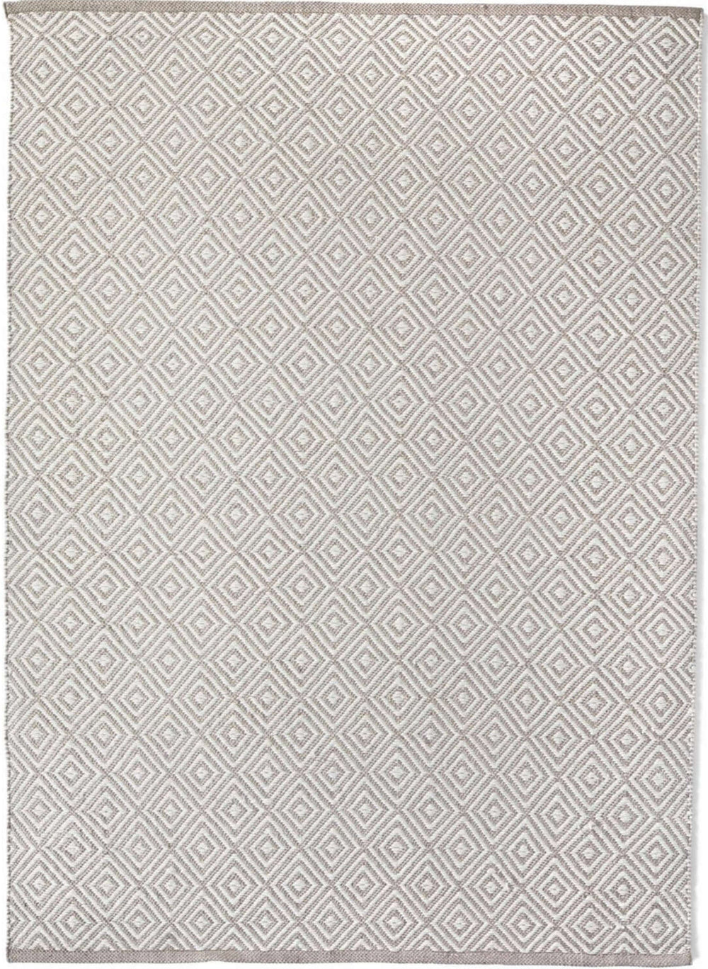 Diamond Natural Hand-woven Rug