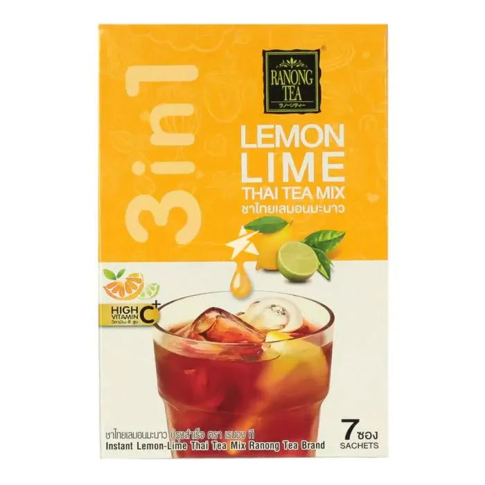 RANONG TEA Instant Lemon Lime Thai Tea Mix 175g