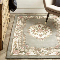 Shensi Grey Medallion Rug