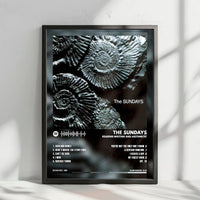 The Sundays "Reading,  Writing and Arithmetic" Album Cover Poster - with Complete Tracklist