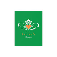 Fontaines DC - I Love You - Irish Claddagh (Tricolour)