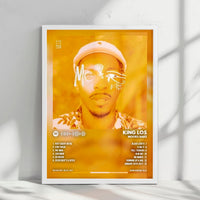 King Los "Moor Bars" Album Cover Poster - with Complete Tracklist