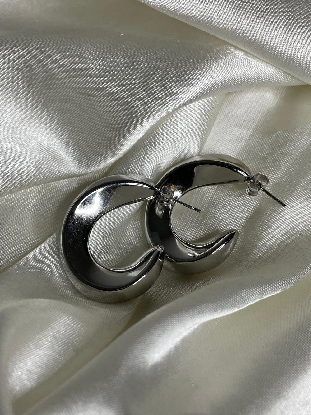 Silver ‘Celine’ Hoops
