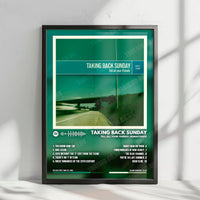 Taking Back Sunday "Tell All Your Friends" Album Cover Poster - with Complete Tracklist