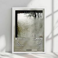 Bon Iver "For Emma, Forever Ago" Album Cover Poster - with Complete Tracklist