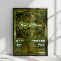 Band of Horses "Everything All the Time" Album Cover Poster - with Complete Tracklist