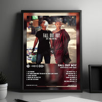 Fall Out Boy "Save Rock and Roll  " Album Cover Poster - with Complete Tracklist