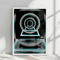 Russ "Shake the Snow Globe" Album Cover Poster - with Complete Tracklist