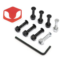Venom Hardware - 1" - Allen - Black/Silver