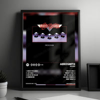 Aerosmith "Rocks" Album Cover Poster - with Complete Tracklist