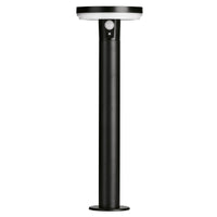4lite Antheia Solar IP54 Die-Cast Aluminium LED Outdoor Bollard Light with Built in PIR Motion Sensor