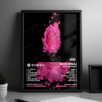 Nicki Minaj "The Pinkprint" Album Cover Poster - with Complete Tracklist
