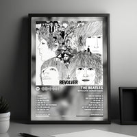 The Beatles "Revolver" Album Cover Poster - with Complete Tracklist