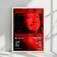 Fiona Apple "When the Pawn...  " Album Cover Poster - with Complete Tracklist
