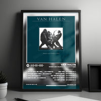 Van Halen "Women and Children First" Album Cover Poster - with Complete Tracklist