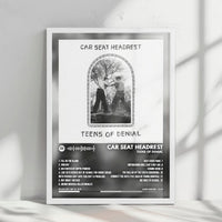 Car Seat Headrest "Teens Of Denial" Album Cover Poster - with Complete Tracklist