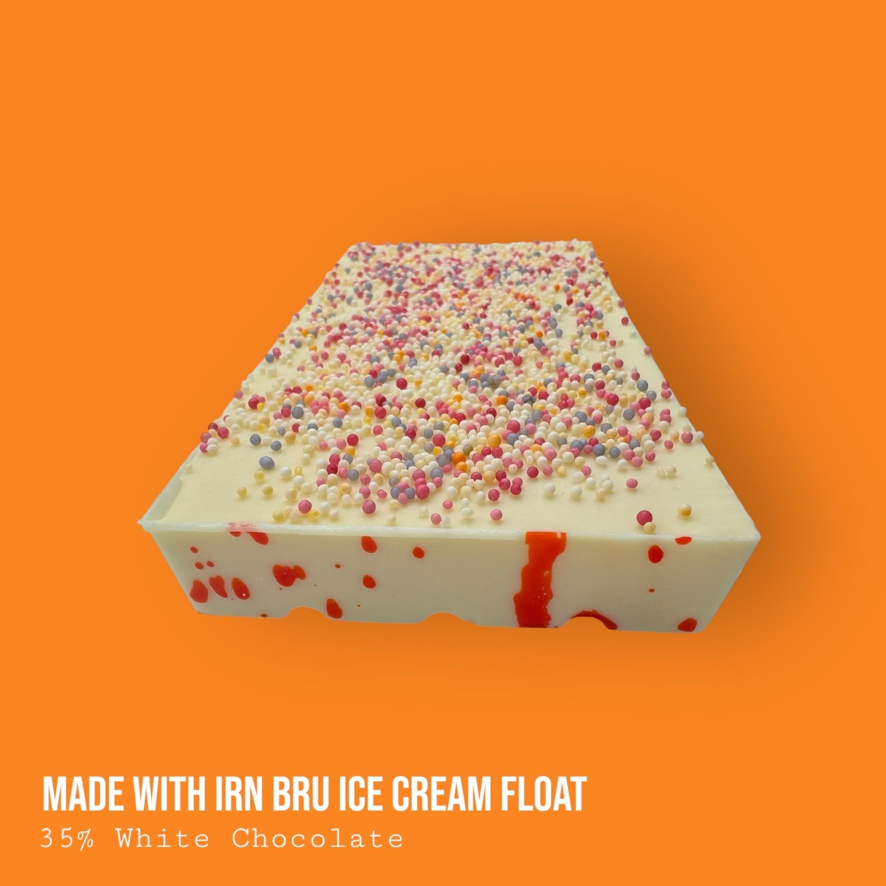 "Made with Irn Bru" Ice Cream Vanilla Float Dessert Bar 235g