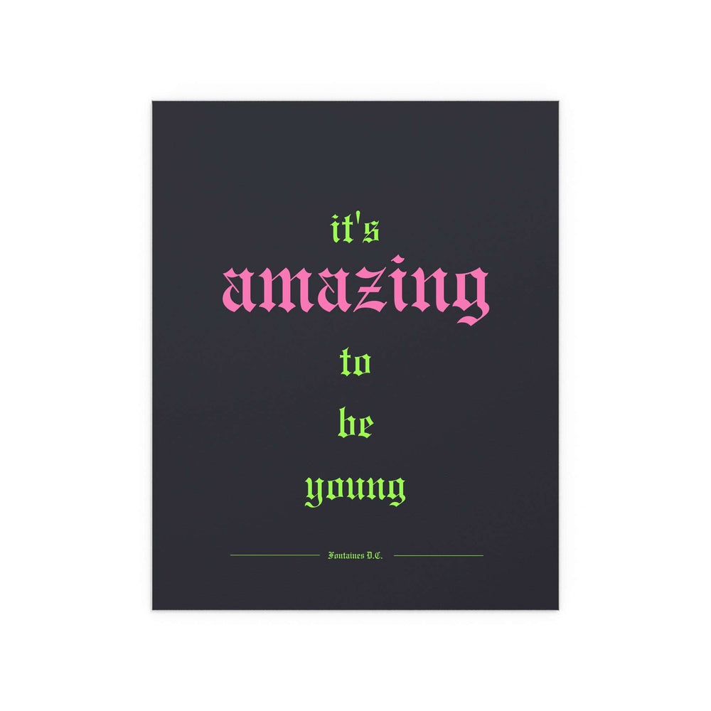 Fontaines DC - It's Amazing To Be Young (Black + Green + Pink)