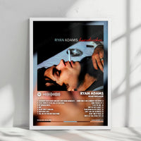 Ryan Adams "Heartbreaker" Album Cover Poster - with Complete Tracklist