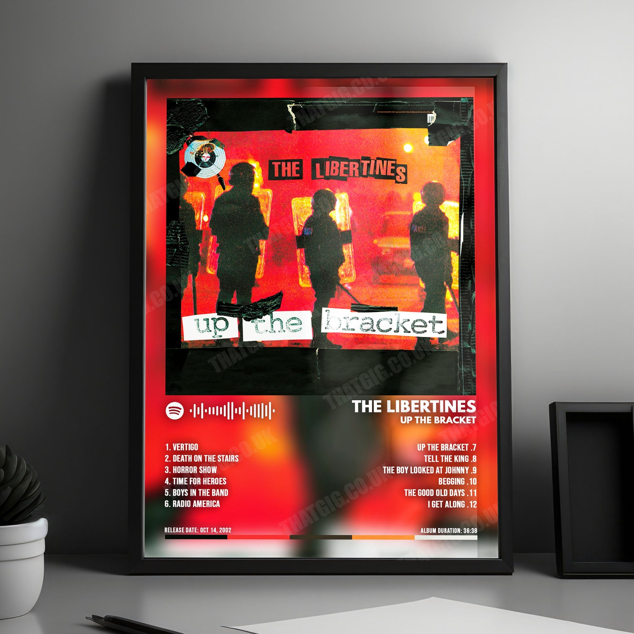 The Libertines "Up The Bracket" Album Cover Poster - with Complete Tracklist