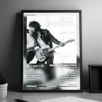 Bruce Springsteen "Born to Run" Album Cover Poster - with Complete Tracklist