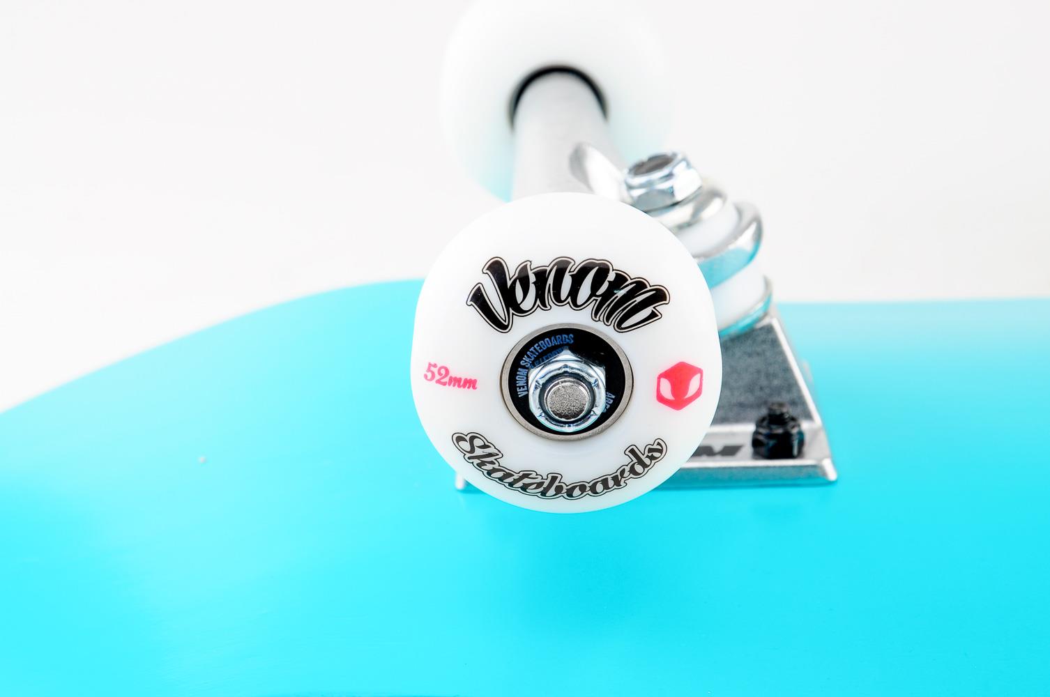 Venom Pro Complete Skateboard - Teal Dip Logo - 8.0"