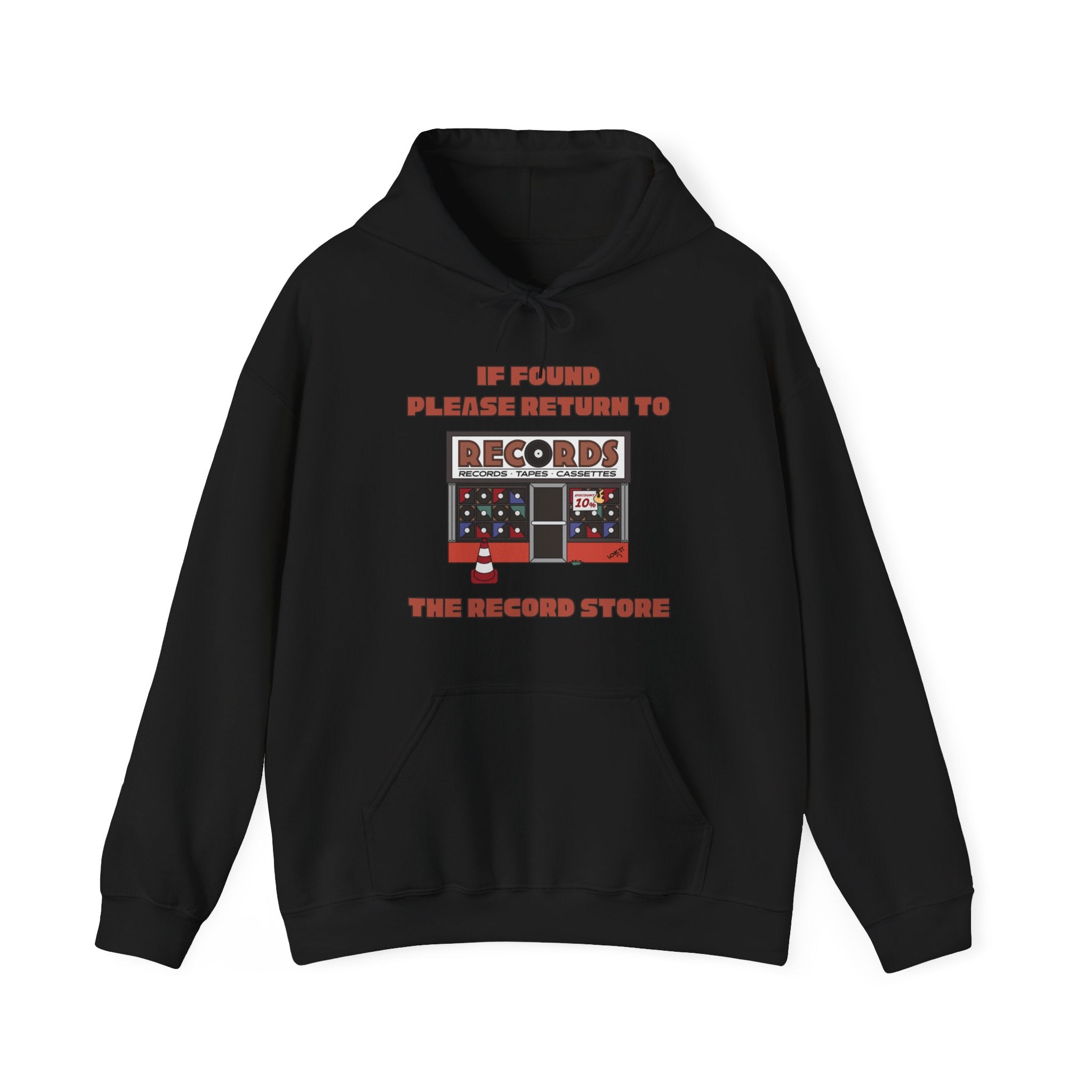 'If Found, Please Return to the Record Store' Men's Hoodie