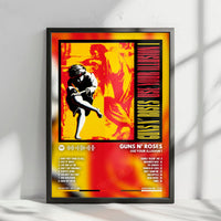 Guns N' Roses "Use Your Illusion I" Album Cover Poster - with Complete Tracklist