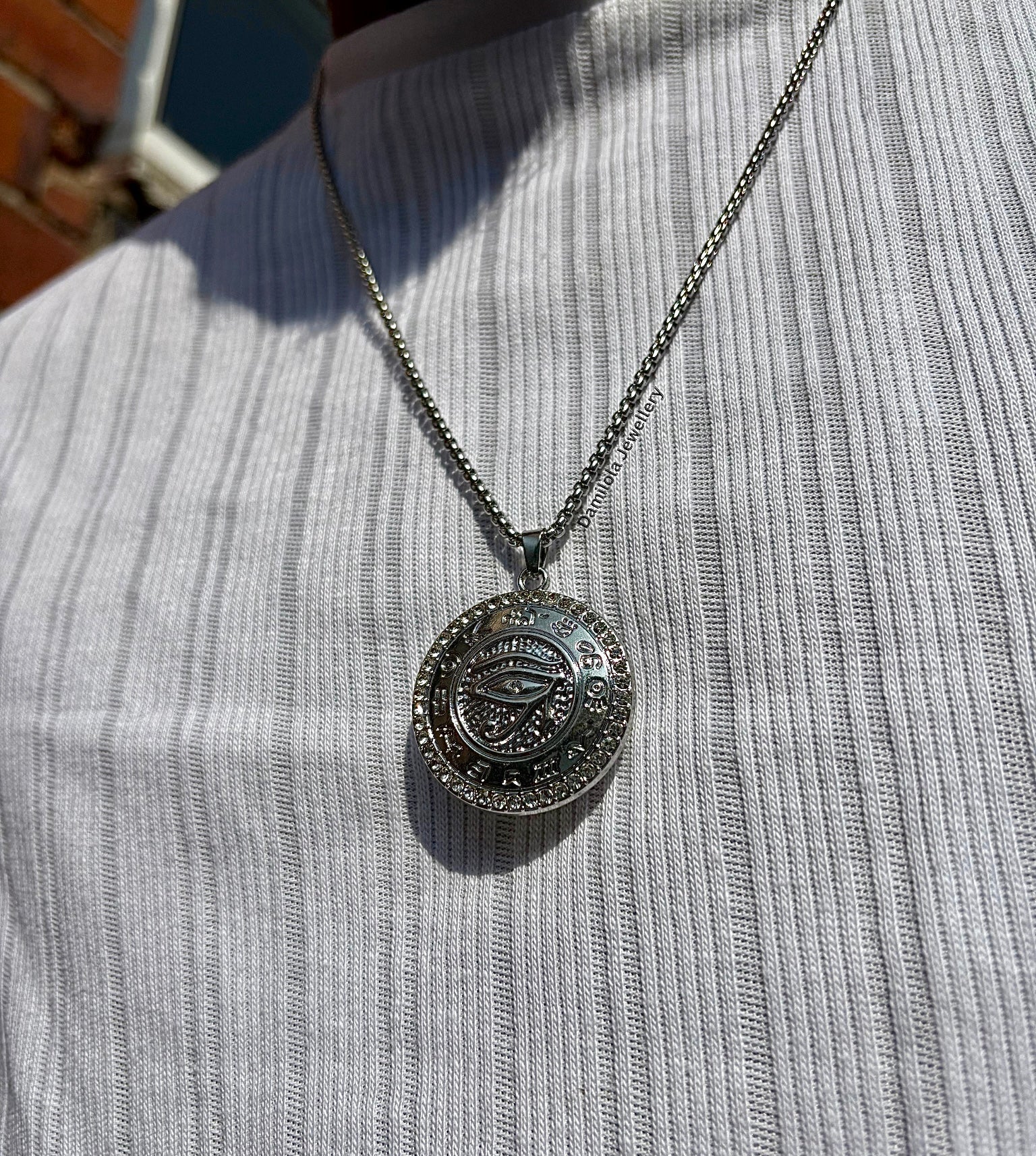 Diamanté Eternal Eye of the Divine Necklace