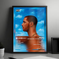 Drake "Nothing Was The Same (Deluxe)" Album Cover Poster - with Complete Tracklist