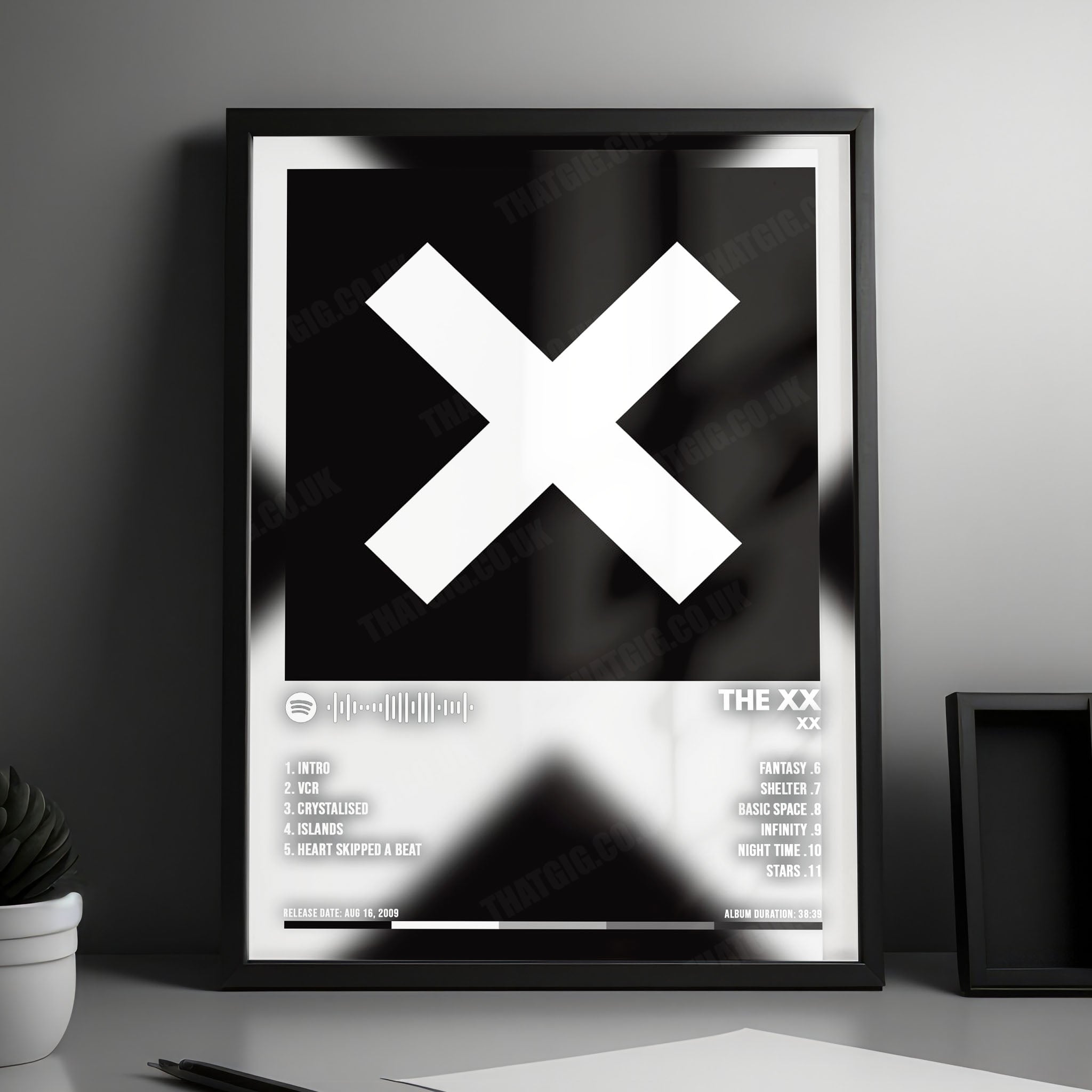 The xx "xx" Album Cover Poster - with Complete Tracklist