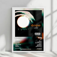 Dope "Life" Album Cover Poster - with Complete Tracklist