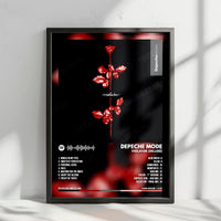 Depeche Mode "Violator" Album Cover Poster - with Complete Tracklist