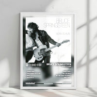 Bruce Springsteen "Born to Run" Album Cover Poster - with Complete Tracklist