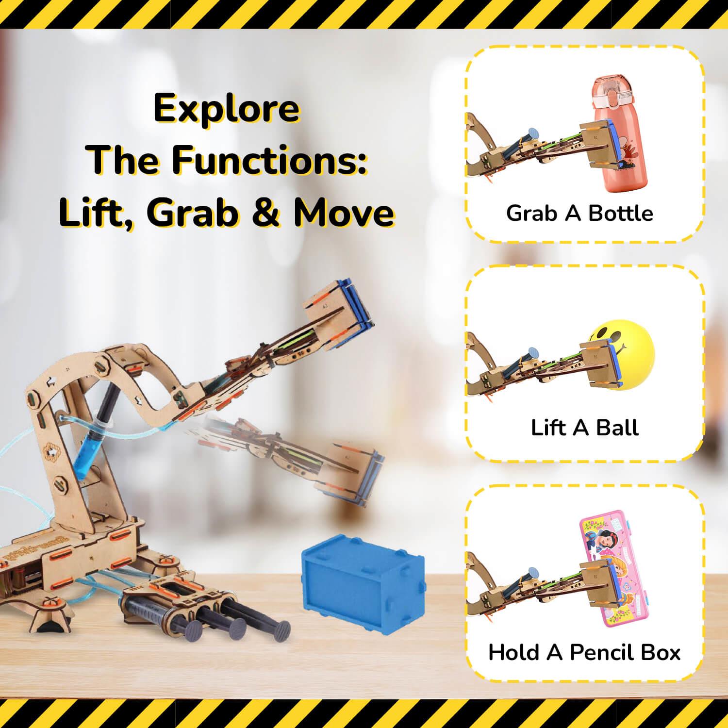 Smartivity Hydraulic Crane Build-It-Yourself DIY STEAM Toy