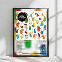 Hot Chip "The Warning" Album Cover Poster - with Complete Tracklist