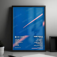 King Krule "The Ooz" Album Cover Poster - with Complete Tracklist